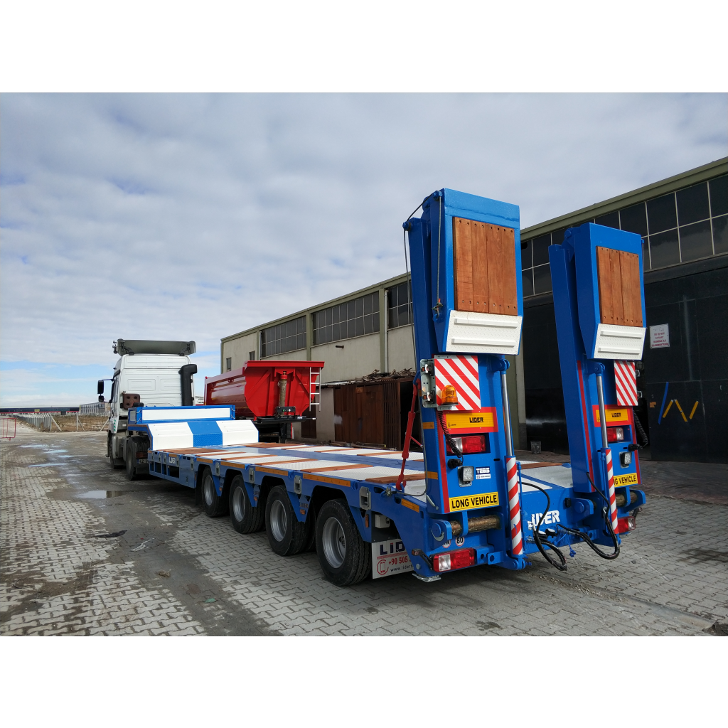 4 axle lowbed trailers